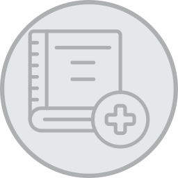 libro de medicina icono