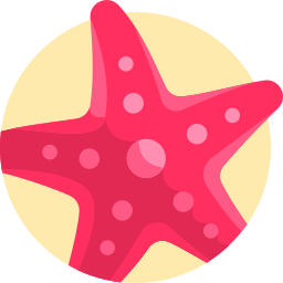 Estrella de mar icono