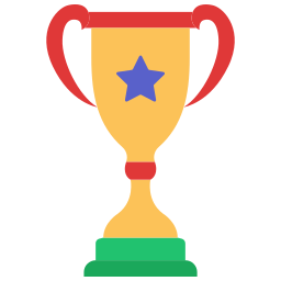 trofeo del juego icono