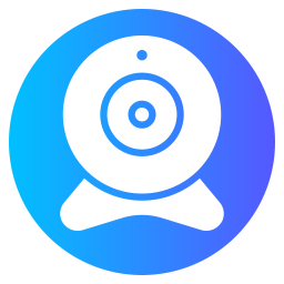 cámara web icono