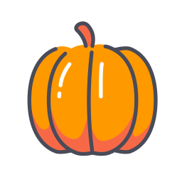 fruta de calabaza icono