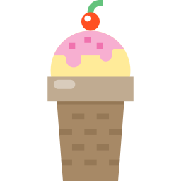 crème glacée Icône
