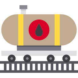 train pétrolier Icône