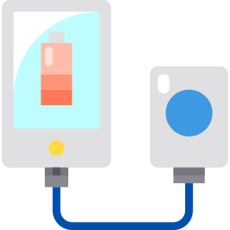 Smartphone charger icon