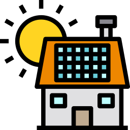 Solar panel icon