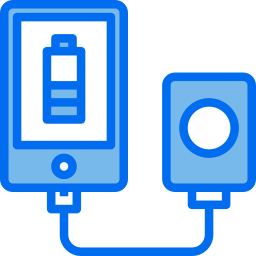 Smartphone charger icon