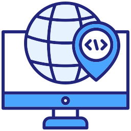 dirección ip icono