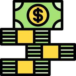 Dollar bills icon