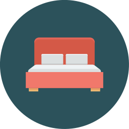 cama de pareja icono