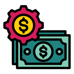 gestión del dinero icono