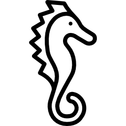caballo de mar icono