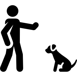 entrainement de chien Icône