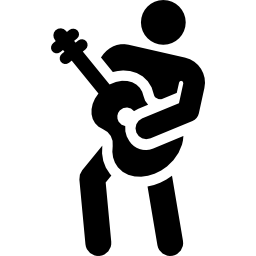 Guitar player icon