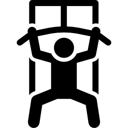 levantamiento de pesas icono