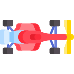 samochód wyścigowy ikona