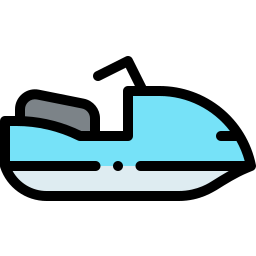 bateau à moteur Icône