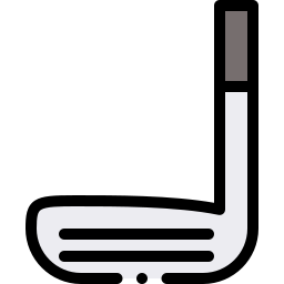 Palo de golf icono