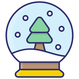 bola de nieve icono