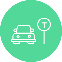 taxi icono