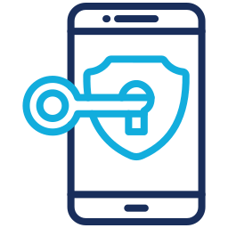 protección móvil icono