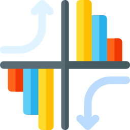 diagramme à bandes Icône