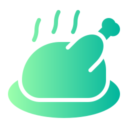pollo asado icono