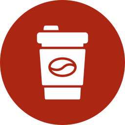 taza de café icono