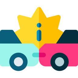 Car crash icon