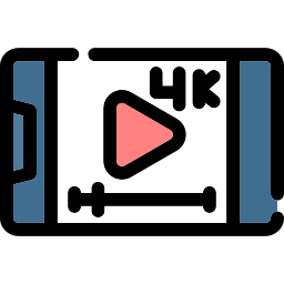 transmisión de vídeo icono