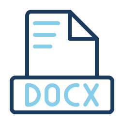 documento en formato docx icono