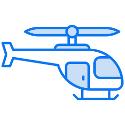 helicóptero icono