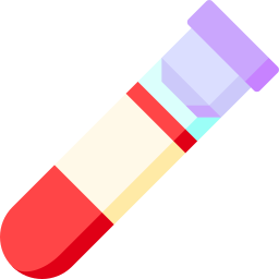 tube de sang Icône
