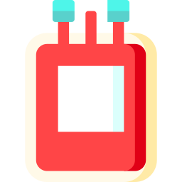 Blood bag icon
