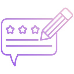 reseña del producto icono