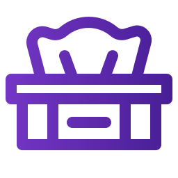 caja de pañuelos icono
