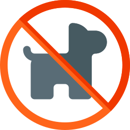 Prohibido mascotas icono