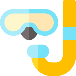 Diving glasses icon