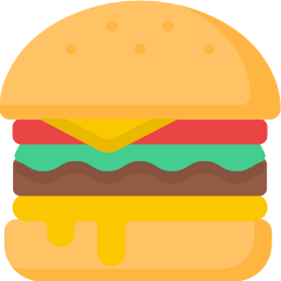 Cheese burger icon