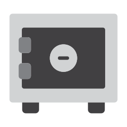 caja de seguridad icono