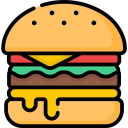 Cheese burger icon