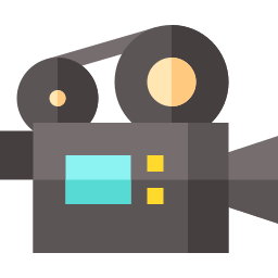 Movie camera icon