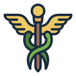caduceo icono