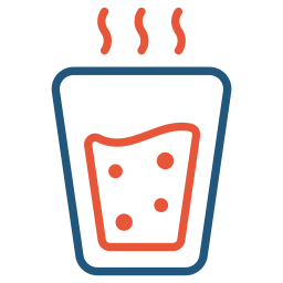 Hot water icon