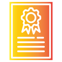 certificado icono