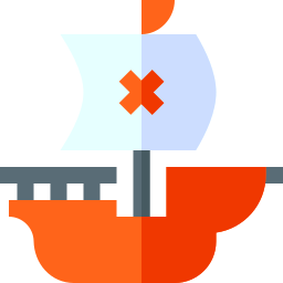 Sailing boat icon