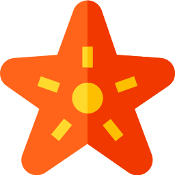 Estrella de mar icono