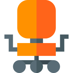 Desk chair icon