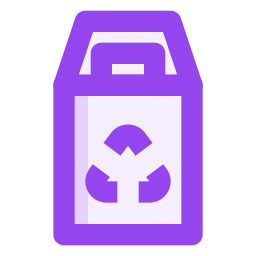 papelera de reciclaje icono