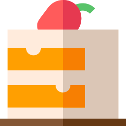Pastel de zanahoria icono
