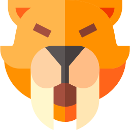 Саблезубый тигр иконка